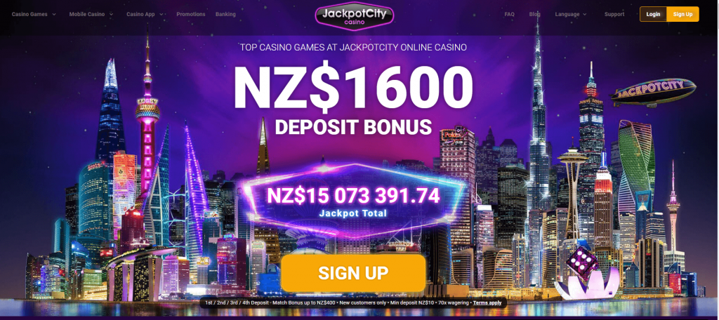 Jackpot City Casino New Zealand